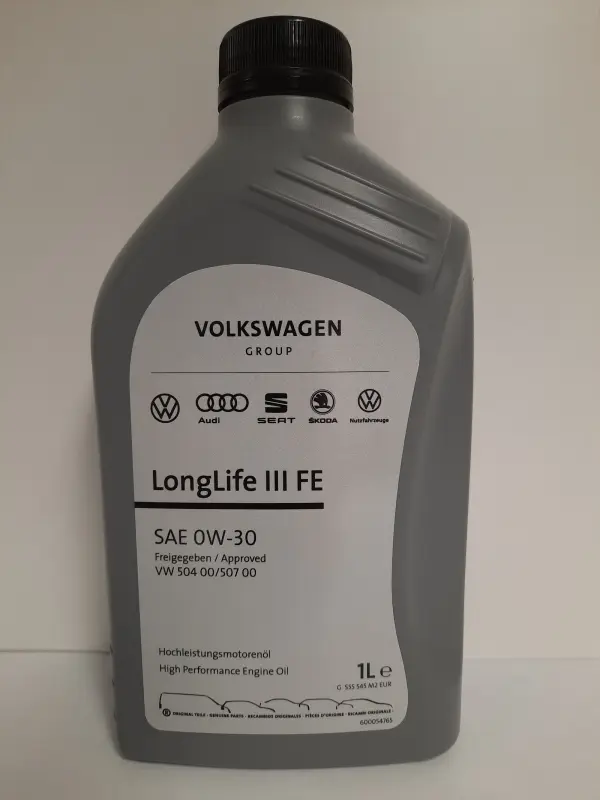 VOLKSWAGEN ORIGINAL LONGLIFE III (VW 504 00, 507)   0W30 1L