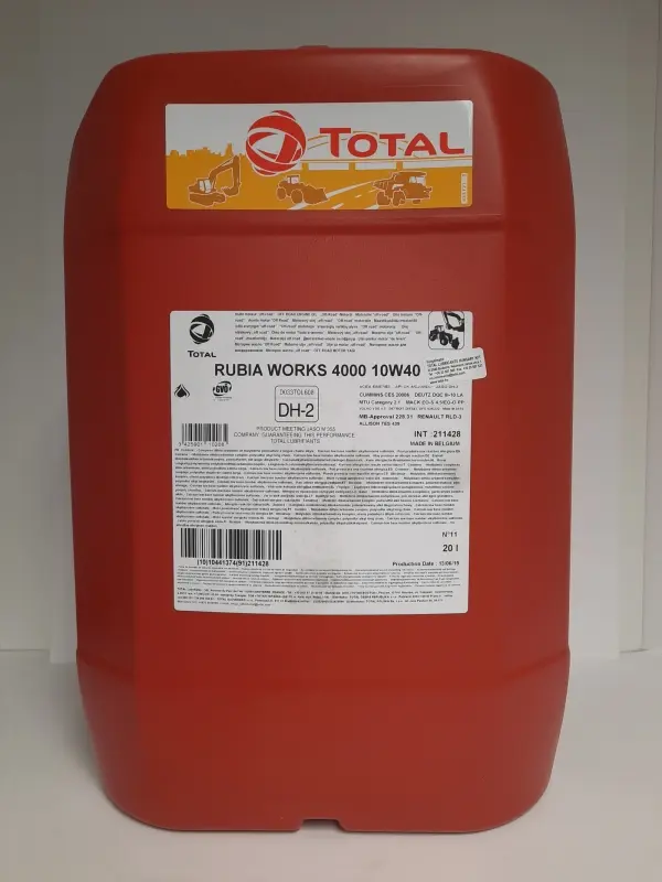 TOTAL RUBIA WORKS 4000   10W40 20L