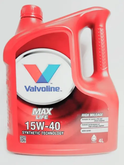 VALVOLINE MAXLIFE   15W40 4L