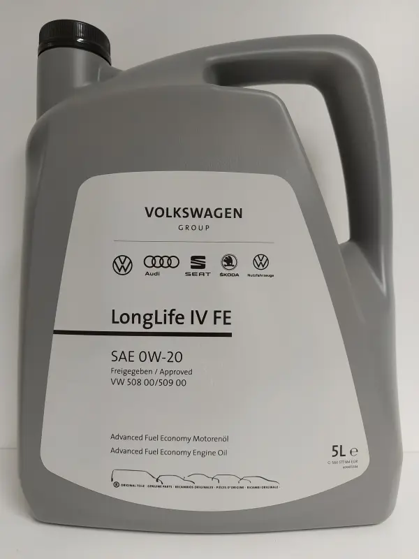VOLKSWAGEN ORIGINAL LL IV FE (VW508 00/509 00)   0W20 5L