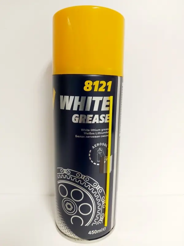 MANNOL 8121 WHITE GREASE FEHÉR ZSÍR SPRAY   450ML