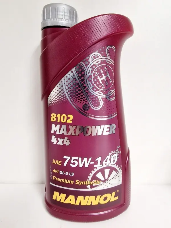 MANNOL 8102  MAXPOWER 4x4  API GL5  75W140 1L