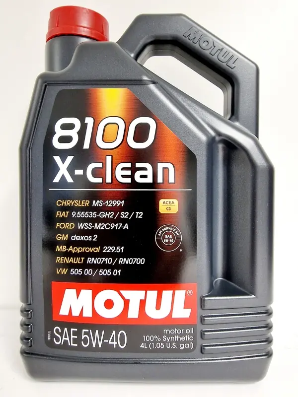 MOTUL 8100 X-CLEAN   5W40 4L