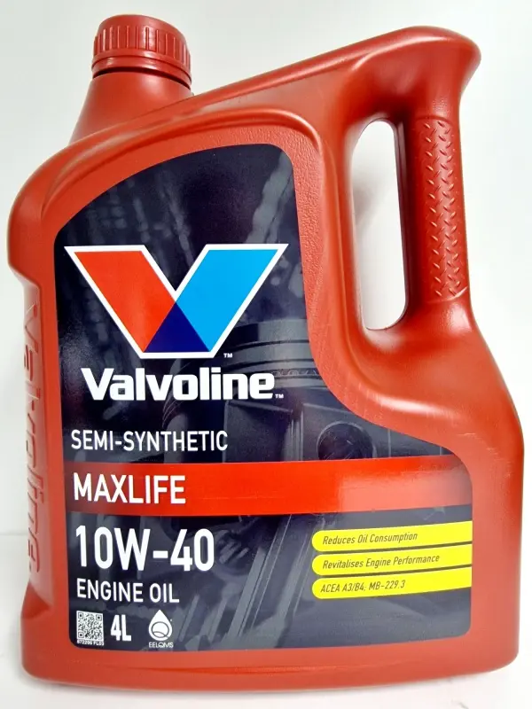 VALVOLINE MAXLIFE   10W40 4L