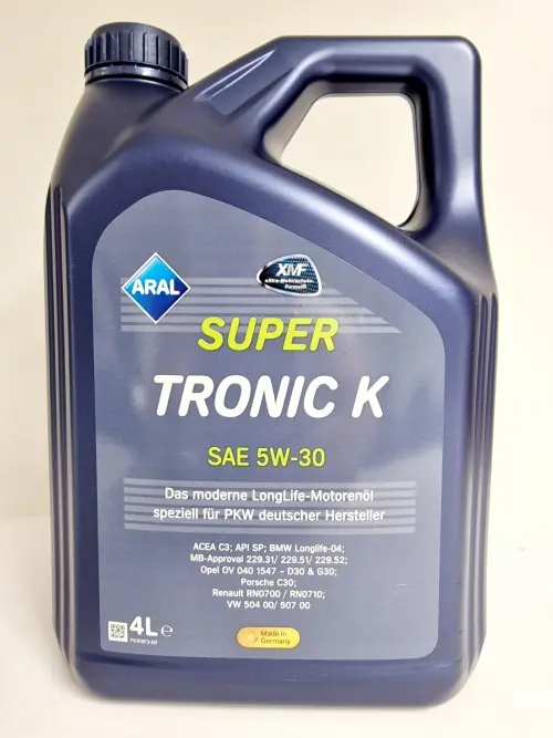 ARAL SUPER TRONIC K (Longlife III-VW507-MB-BMW)   5W30 4L