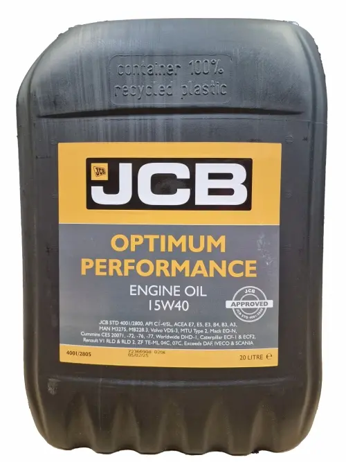JCB ENGINE OIL OP (4001/2008)   15W40 20L
