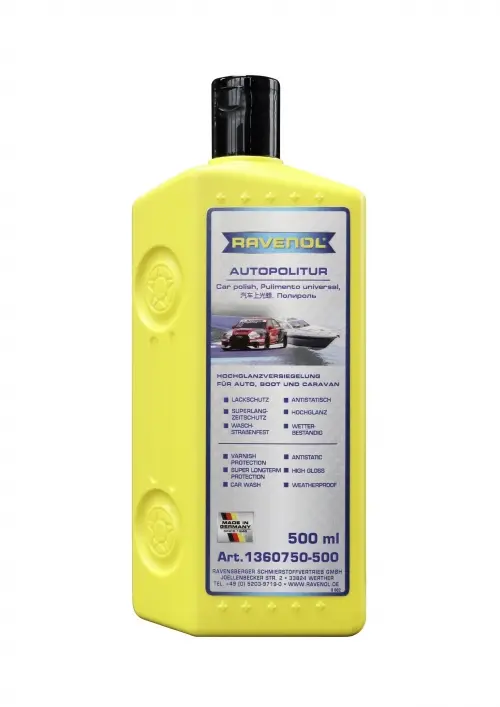 RAVENOL Autopolitur Car Polish /Magas fényű polírozó és védő viasz/ 500ml
