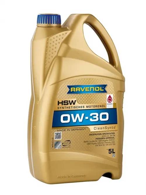 RAVENOL HSW (VW504/507-MB22952-BMWLL04)   0W30 5L