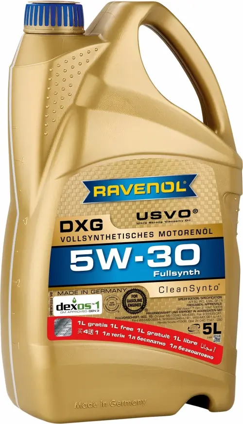 RAVENOL DXG  AKTION 4+1   5W30 5L