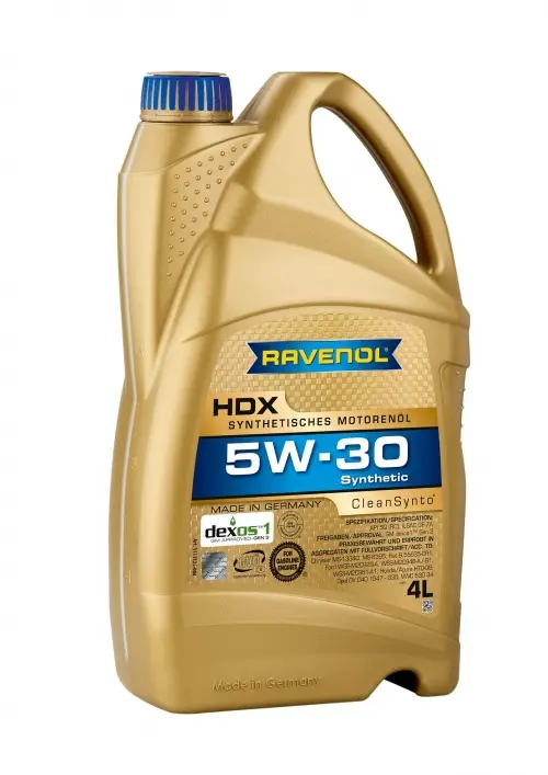 RAVENOL HDX (GM DEXOS1/ API SQ / ILSAC GF7-A)   5W30 4L