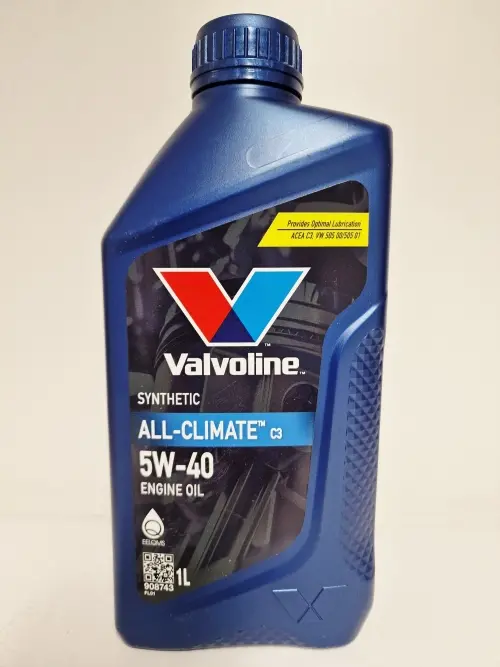 VALVOLINE ALL CLIMATE C3 (VW 505.01)   5W40 1L
