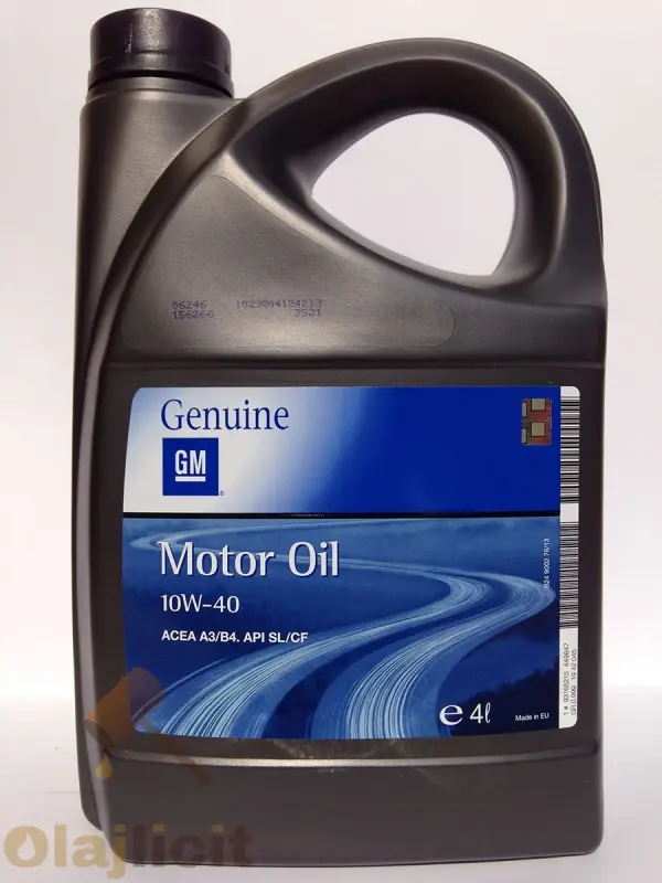 OPEL-GM MOTOR OIL   10W40 4L