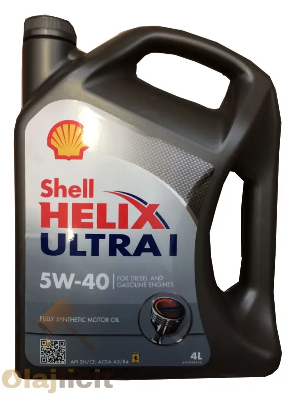 SHELL HELIX ULTRA   5W40 4L