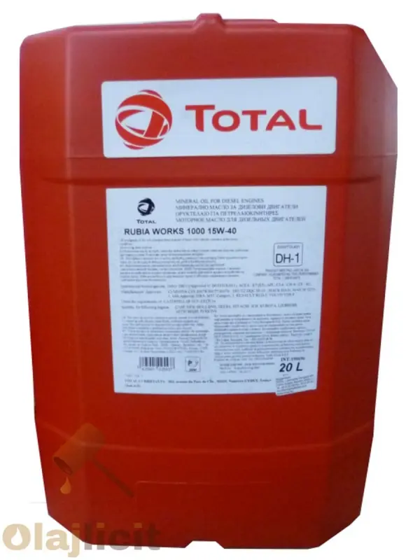 TOTAL RUBIA WORKS 1000   15W40 20L