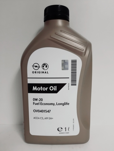 OPEL-GM MOTOR OIL  LL FE (OV0401547) 0W20 1L