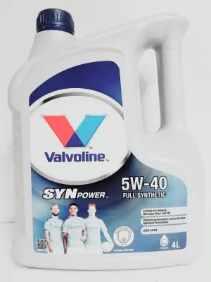 VALVOLINE SYNPOWER   5W40 4L