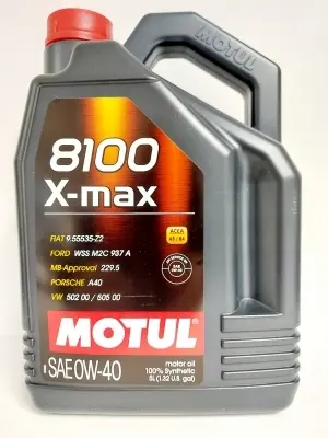 MOTUL 8100 X-MAX   0W40 5L