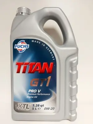FUCHS TITAN GT1 PRO V    0W20 5L