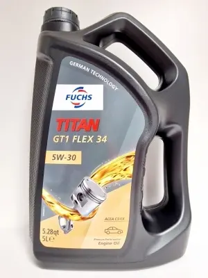 FUCHS TITAN GT1 FLEX 34   5W30 5L