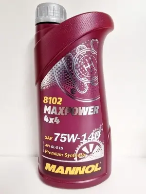MANNOL 8102  MAXPOWER 4x4  API GL5  75W140 1L