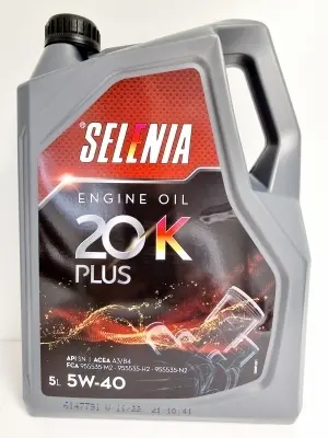 SELENIA 20K PLUS (STAR)   5W40 5L