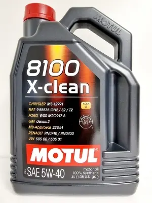 MOTUL 8100 X-CLEAN   5W40 4L
