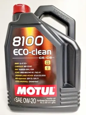 MOTUL 8100 ECO-CLEAN   0W20 5L