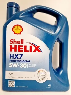 SHELL HELIX HX7 PROFESSIONAL AV (VW 505 01)   5W30 4L