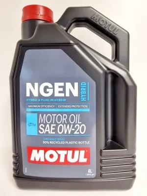 MOTUL NGEN HYBRID   0W20 4L
