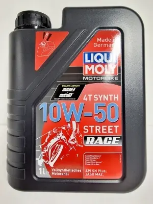 LIQUI MOLY MOTORBIKE 4T SYNTH STREET RACE   10W50 1L