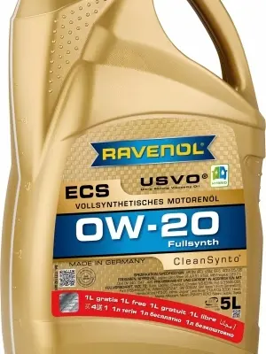 RAVENOL ECO SYNTH ECS AKTION 4+1   0W20 5L