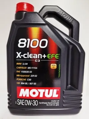 MOTUL 8100 X-CLEAN+ EFE   0W30 5L