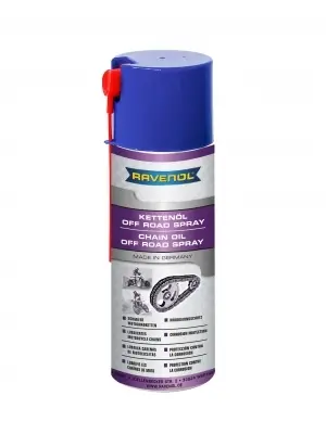 RAVENOL Chain Off Road Spray (Motorkerékpár-Lánckenő spray)  0.4L