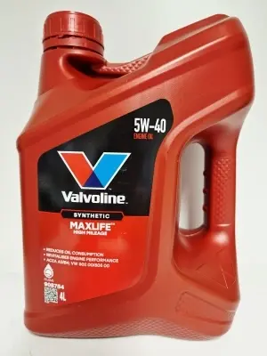 VALVOLINE MAXLIFE SYNTHETIC   5W40 4L