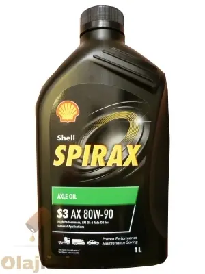 SHELL SPIRAX S3 AX   80W90 1L