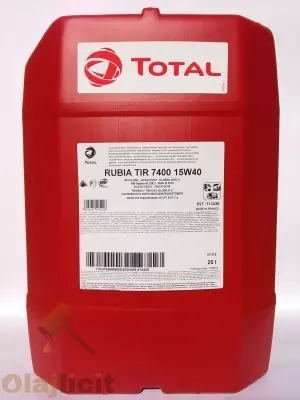TOTAL RUBIA TIR 7400   15W40 20L