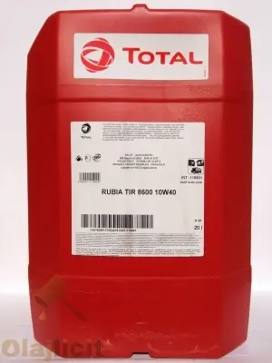 TOTAL RUBIA TIR 8600    10W40 20L